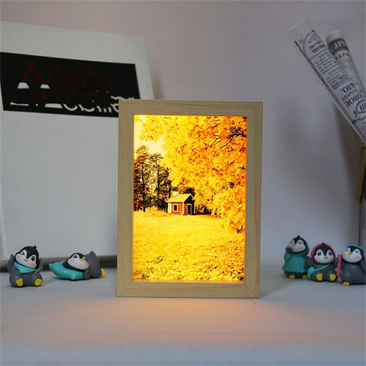 Lámpara Fotográfica Personalizada - Luz Nocturna DIY con Marco de Fotos - Image 4
