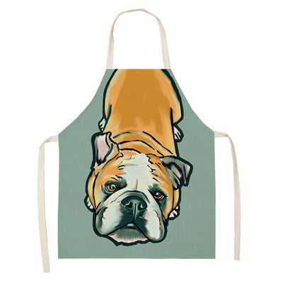 Delantal Dacron Estampado Serie Animales Perro - Image 12