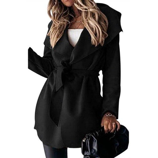Chaqueta Trench Casual con Cordones - Image 2