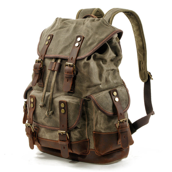 Mochila de Lona Resistente al Desgaste
