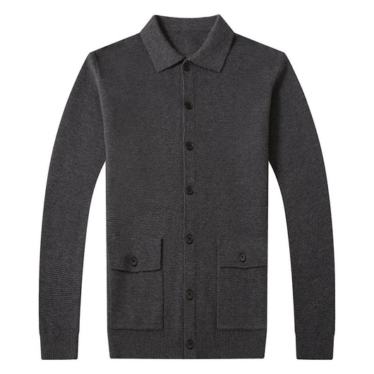 Cardigan de Lana para Hombre con Solapas - Image 10