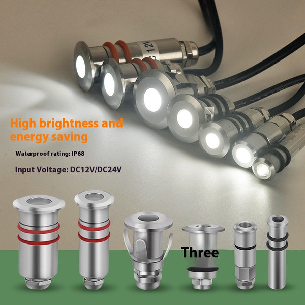 Lámpara LED Respirable para Piso Subterráneo 1W - Luz de Escalera Elegante