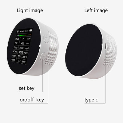Detector de Calidad del Aire Inteligente WiFi