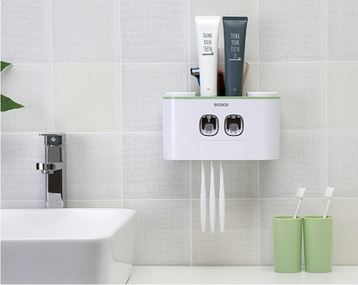 Organizador de Baño - Soporte para Cepillo y Pasta de Dientes - Image 3