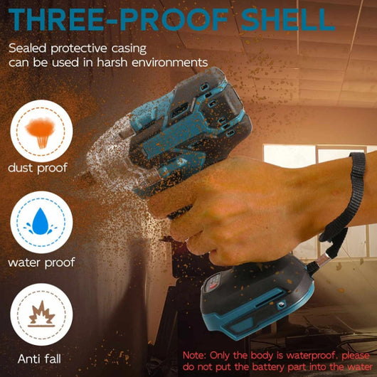 Taladro Atornillador de Impacto Brushless 21V - Herramienta Profesional