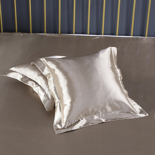 Funda de Almohada Cuadrada de Seda Pura