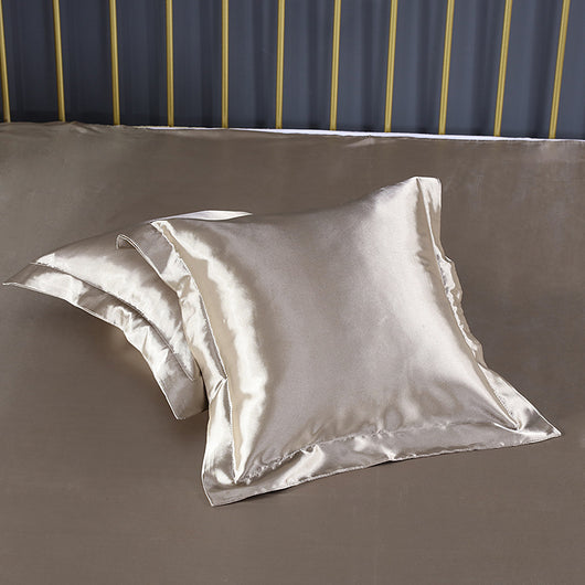 Funda de Almohada Cuadrada de Seda Pura