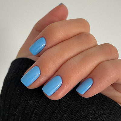 Uñas Postizas Cuadradas Cortas Color Sólido Clásico - Image 9