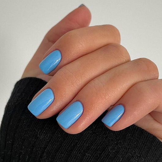 Uñas Postizas Cuadradas Cortas Color Sólido Clásico - Image 9