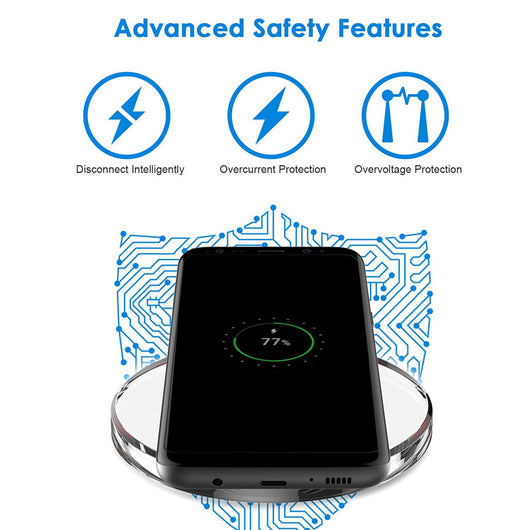 Cargador Inalámbrico Rápido Compatible con Samsung S8 y S8 Plus - Image 6