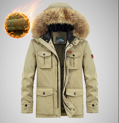 Chaqueta Acolchada Oversize con Múltiples Bolsillos para Tallas Grandes - Image 7
