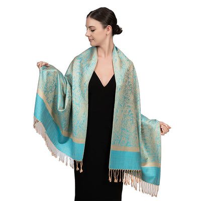 Elegante Chal Ligero de Lujo - Envolvente de Imitación Cashmere para Mujer - Image 27