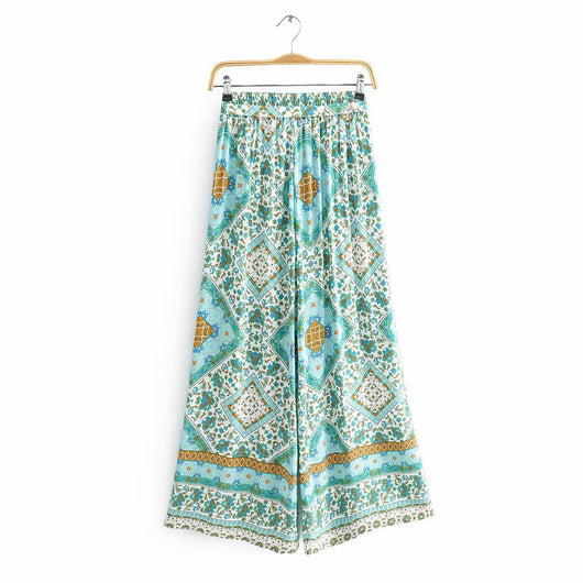 Traje de Pantalón Ancho Estampado - Image 3