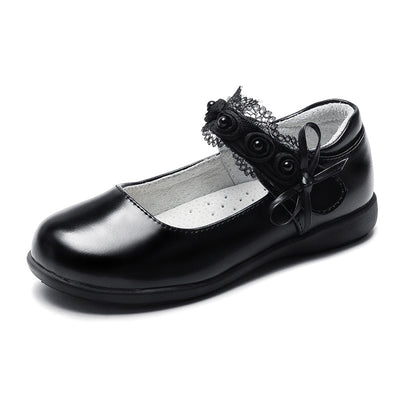Zapatos de Cuero para Niñas Estilo Princesa Primavera Otoño - Image 5