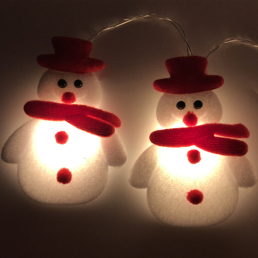 Guirnalda LED de Muñecos de Nieve Navideños para Árbol de Navidad - Image 13