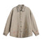 Camisa Denim Holgada con Efecto Tinta Splash