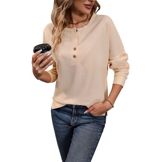 Blusa Térmica de Manga Larga en Punto Waffle para Mujer - Image 5