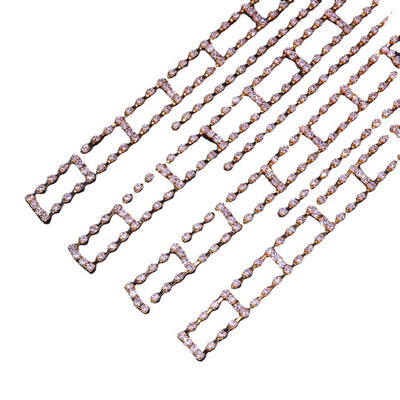 Cadena Corporal de Cristales Multicapa con Borlas - Image 6
