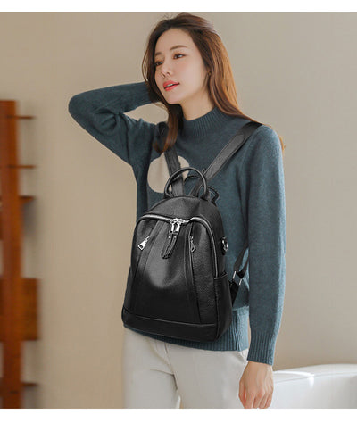 Mochila de Cuero Genuino - Bolsa de Viaje y Trabajo Profesional - Image 11