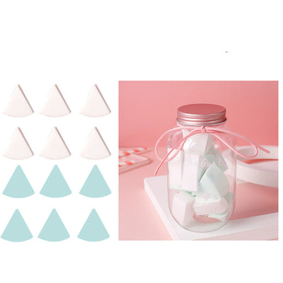 Set de Esponjas de Maquillaje: Beauty Egg, Cojín Abanico y Borla Triangular - Image 9