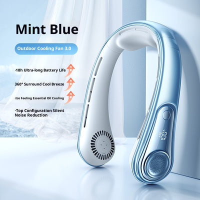 Ventilador Portátil Recargable USB para Cuello - Diseño Ergonómico Manos Libres - Image 7