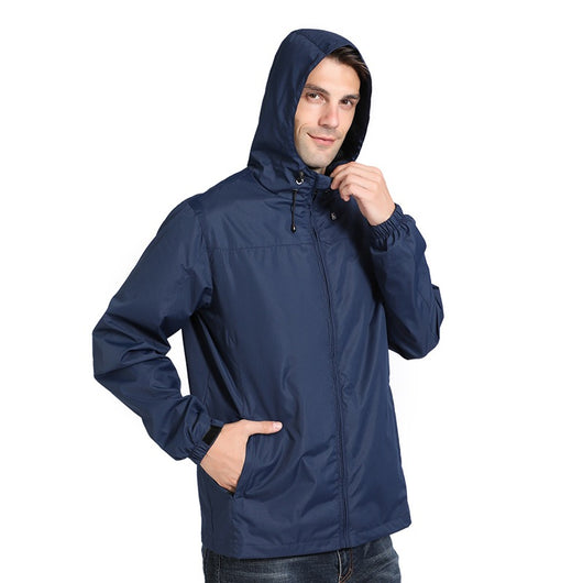Chaqueta Deportiva Impermeable para Hombre con Capucha - Image 7