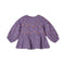 Blusa Baby Doll Púrpura para Niña - Confección Artesanal