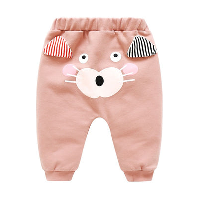 Pantalones Protectores de Cintura Alta para Bebé - Primavera y Otoño - Image 9