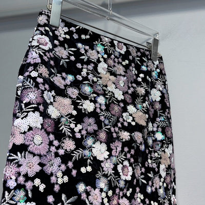 Vestido Corto con Bordado de Lentejuelas y Short Interior Diseño Nicho - Image 10