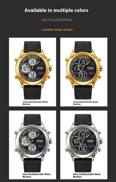 Reloj Deportivo Hombre Doble Movimiento Electrónico Multifuncional - Image 22