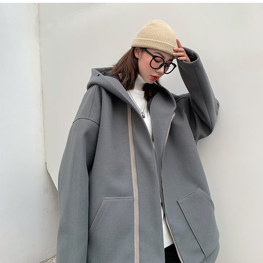 Abrigo de Lana Corto Versátil para Otoño e Invierno - Image 10