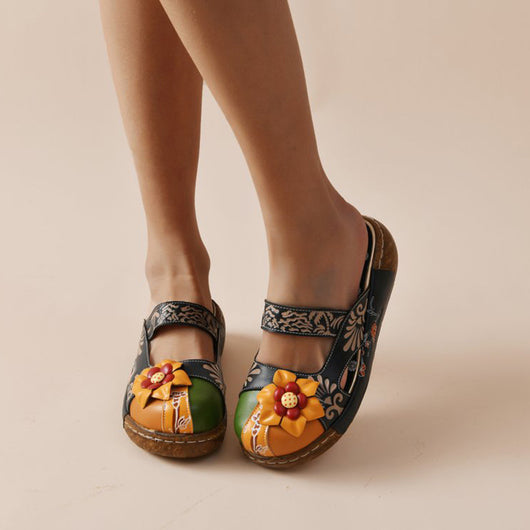 Sandalias Planas de Verano con Suela Gruesa y Colores Degradados para Mujer - Image 4