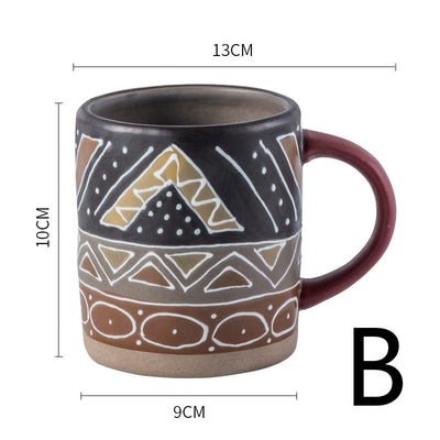 Taza de Café Artesanal Retro con Tapa - Image 3