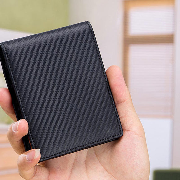 Billetera de Cuero Ultradelgada para Hombre - Diseño Minimalista