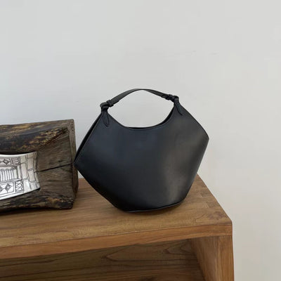 Bolso Bucket de Cuero Genuino Ante Esmerilado Gran Capacidad - Image 7