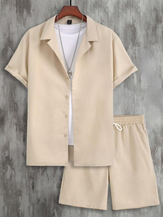 Traje Deportivo Manga Corta Cuello Cubano para Hombre - Image 25