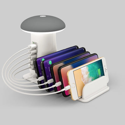Lámpara Hongo LED 2 en 1 con Cargador USB y Soporte para Dispositivos - Image 6