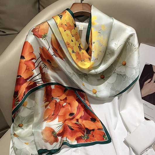 Pañuelo de Seda Hangzhou Premium Largo - Image 12