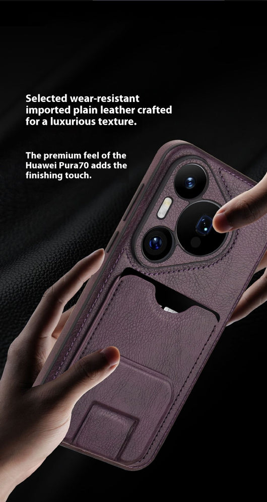 Funda para Pura70pro con Soporte, Cartera y Protección Total - Image 11