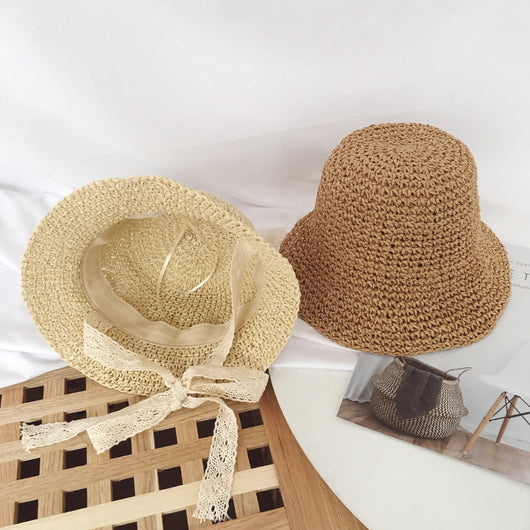 Sombrero Visera con Encaje - Protección Solar Elegante - Image 4