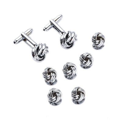 Gemelos Franceses para Hombre Diseño Concha Drip Redonda - Set Combo de 8 Pares - Image 10