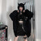 Abrigo Sudadera con Capucha Dark Little Devil para Mujer