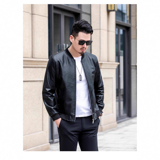 Chaqueta Térmica para Hombre con Forro Polar y Patrón Ice Crack - Image 2