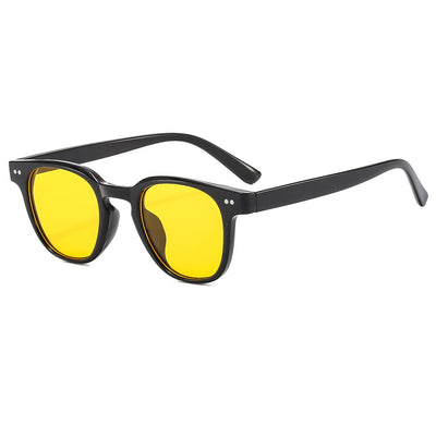 Brown square-frame sunglasses with brown lenses, suitable for sun protection and fashion wear. - Image 11