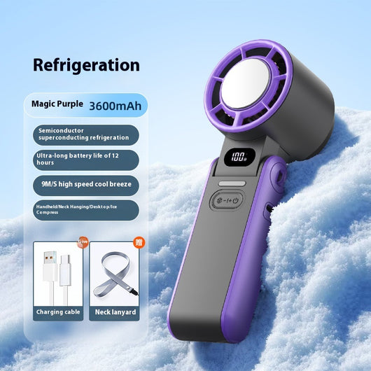 Ventilador Portátil con Compresor de Frío - Compacto y Plegable - Image 8