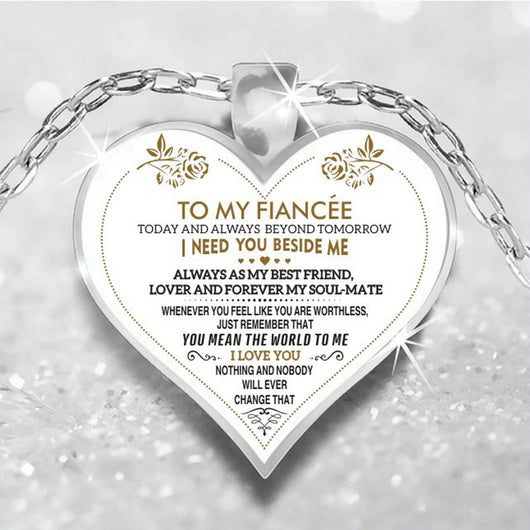 Collar Corazón de Durazno - Dije de Amor para Cadena de Suéter - Image 19