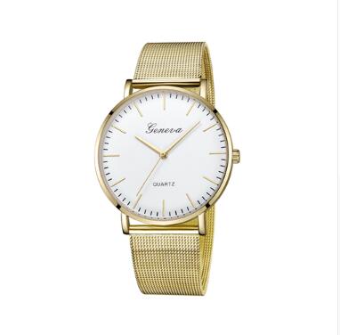 Reloj de Pulsera GENEVA Clásico para Hombre y Mujer - Acero Inoxidable Cuarzo - Image 21