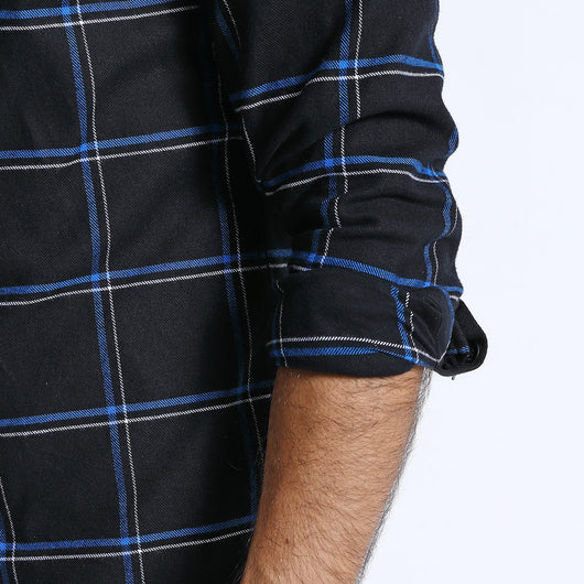 Camisa de Cuadros Casual con Textura Peinada - Image 2