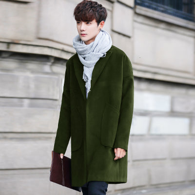 Chaqueta Cortaviento de Lana Slim Fit con Bolsillos Amplios para Hombre - Image 4