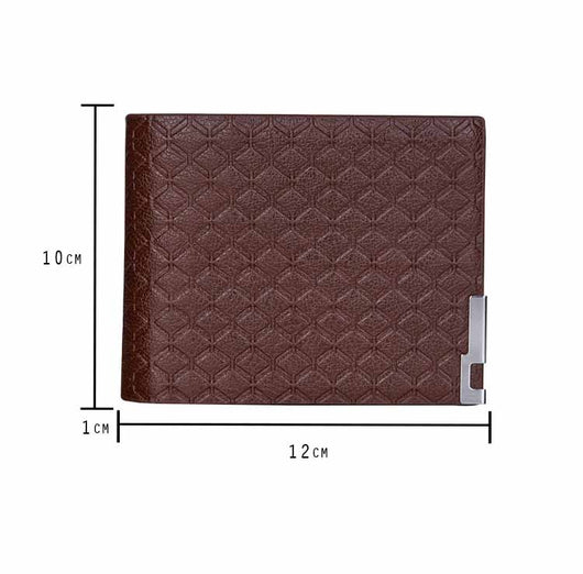 Billetera Compacta para Hombre con Diseño a Cuadros - Image 12